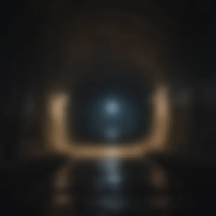 A dark tunnel symbolizing fear and uncertainty