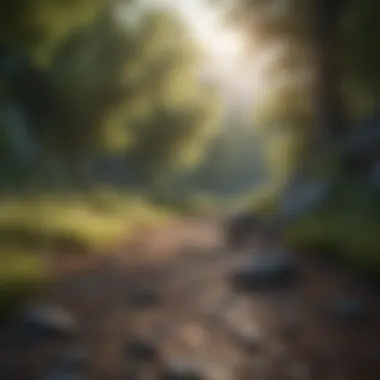 Serene Landscape Representing Hope A serene landscape symbolizing hope